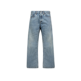 The Azul Fade-Faded Blue Wide Leg Denim - Duane&Johnson