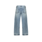 The Azul Fade-Faded Blue Wide Leg Denim - Duane&Johnson