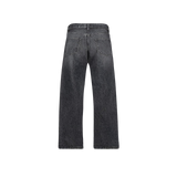 The Lisoba Fade-Faded Black Wide Leg Denim - Duane&Johnson